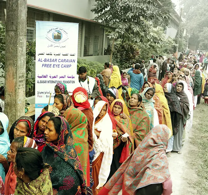 On average, each Mobile Eye Treatment Camp allows us to